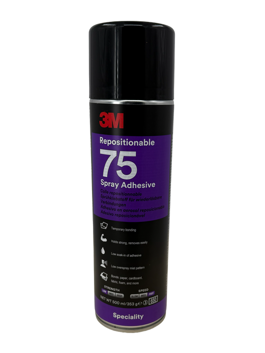 3M™ Scotch-Weld™ Sprühklebstoff 75 | Kurze Ablüftzeit - Dauerklebrig / wiederlösbar
