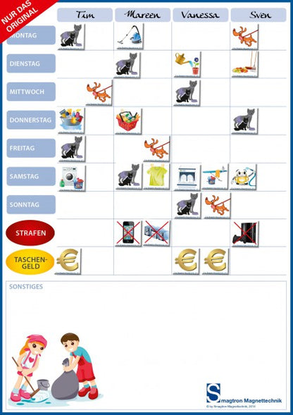 Familien- | Haushalts- | Wochenplaner
