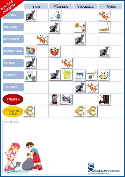 Familien- | Haushalts- | Wochenplaner