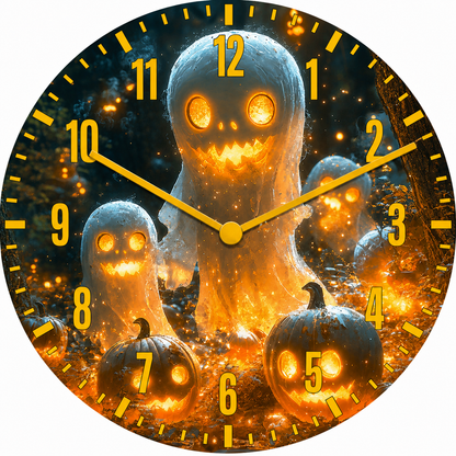 Hochwertige 30cm-Uhren Made in Alzenau Lautlose Uhr MDF Acryl Ghost Forest