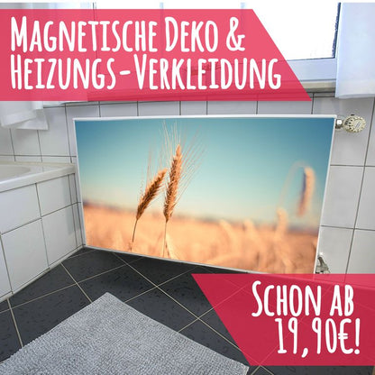 Magnet Heizkörperverkleidung Heizkörperabdeckung Heizung Schutz Motiv Wheat