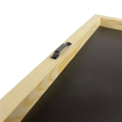 Namenstafel Holz-Magnetboard Holztafel Pinnwand - Inkl. 3 Magnete Motiv: Meerestiere