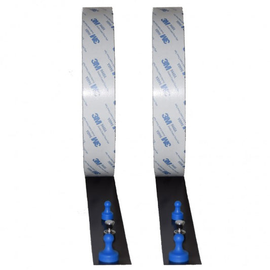 Eisen-Ferroband selbstklebend Meterware - Magnet-Haft-Band - verschiedene Breiten und Farben