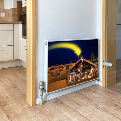 Magnet Heizkörperverkleidung Heizkörperabdeckung Heizung Motiv Weihnachtskrippe