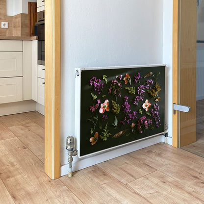 Magnet Heizkörperverkleidung Heizkörperabdeckung Heizkörper - Motiv Die Blüten
