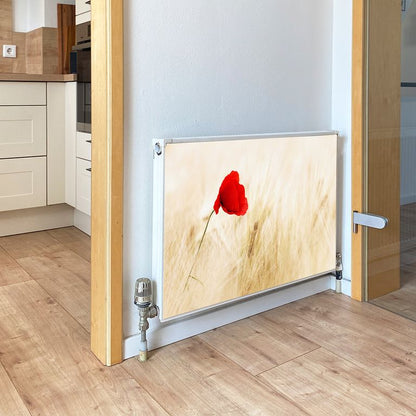 Magnet Heizkörperverkleidung Heizkörperabdeckung Heizung Schutz Motiv Mohnblume