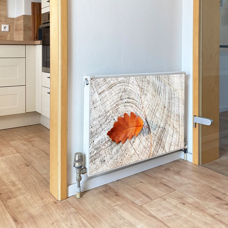 Magnet Heizkörperverkleidung Heizkörperabdeckung Heizkörper - Motiv Herbst-Blatt