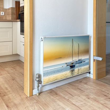 Magnet Heizkörperverkleidung Heizkörperabdeckung Heizung Schutz Motiv Boat