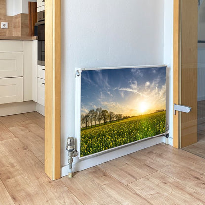 Magnet Heizkörperverkleidung Heizkörperabdeckung Heizung Motiv Rapsfeld
