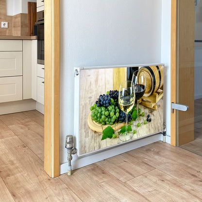 Magnet Heizkörperverkleidung Heizkörperabdeckung Heizung Schutz Motiv Wine
