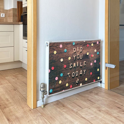 Magnet Heizkörperverkleidung Heizkörperabdeckung Heizung Schutz Motiv Smile