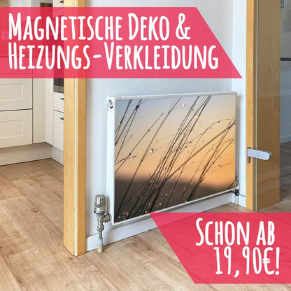 Magnet Heizkörperverkleidung Heizkörperabdeckung Heizkörper - Motiv Dewdrops