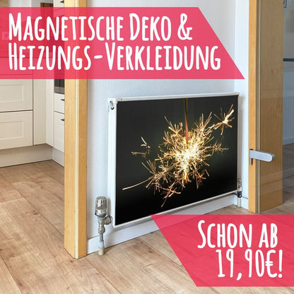 Magnet Heizkörperverkleidung Heizkörperabdeckung Heizung Schutz Motiv Sparkle