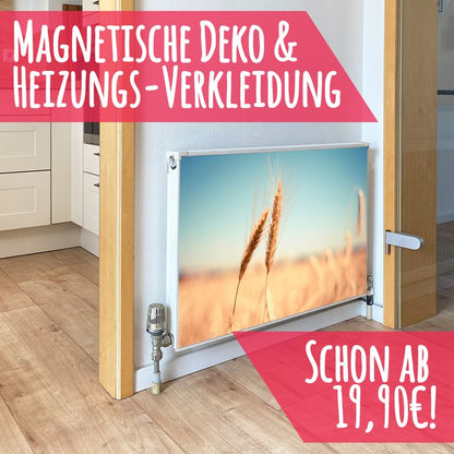 Magnet Heizkörperverkleidung Heizkörperabdeckung Heizung Schutz Motiv Wheat