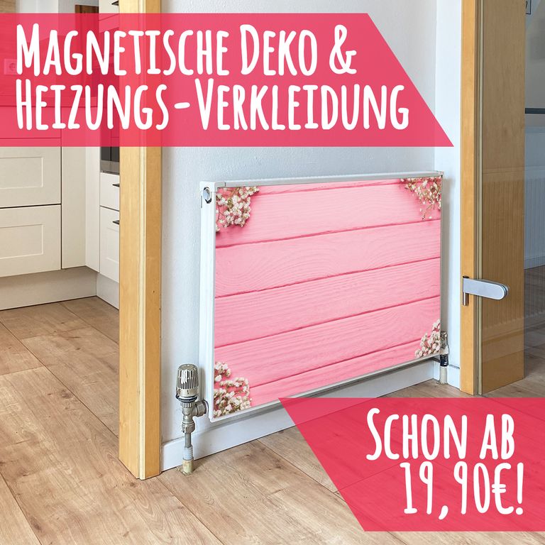 Magnet Heizkörperverkleidung Heizkörperabdeckung Heizkörper - Motiv Verspielt