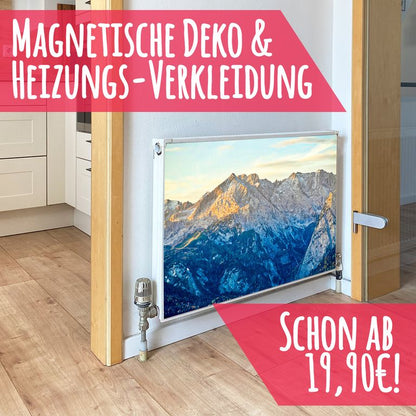 Magnet Heizkörperverkleidung Heizkörperabdeckung Heizung Schutz Motiv Alpen