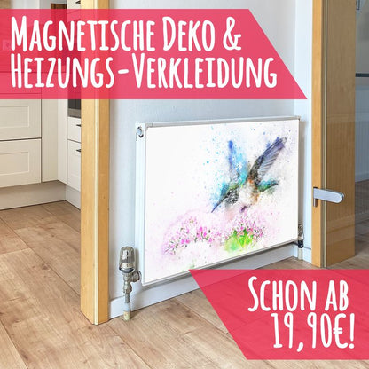 Magnet Heizkörperverkleidung Heizkörperabdeckung Heizung Schutz Motiv Bird
