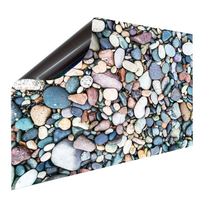 Bedruckte Magnetpinnwand Eisenfolie Whiteboard Magnetwand Motiv Bunte Steine