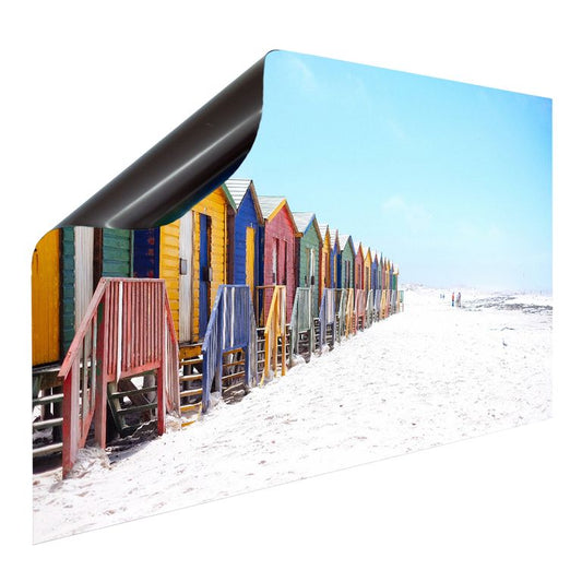 Bedruckte Magnetpinnwand Eisenfolie Whiteboard Magnetwand Motiv Beachhouse