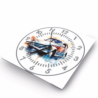 Hochwertige 30cm-Uhren Made in Alzenau Lautlose Uhr MDF Acryl Motiv Glückskäfer