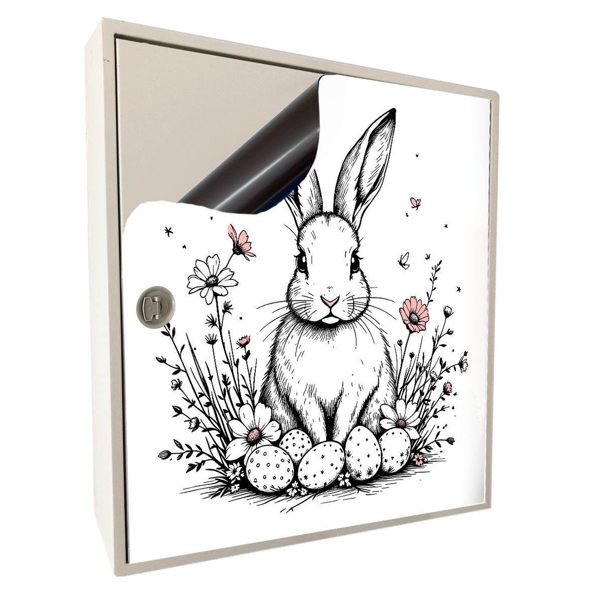 Stromkasten Deko-Folie (Hager) - Hasi Illustration