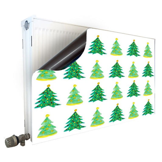Magnet Heizkörperverkleidung Heizkörperabdeckung Heizkörper - Motiv Lichterbäume