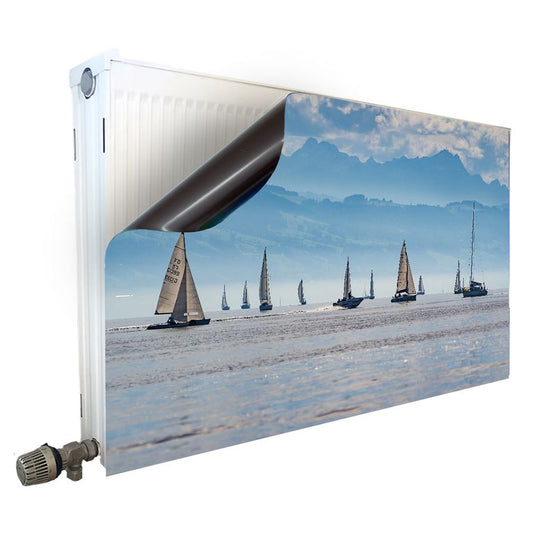 Magnet Heizkörperverkleidung Heizkörperabdeckung Heizkörper - Motiv Segelboote