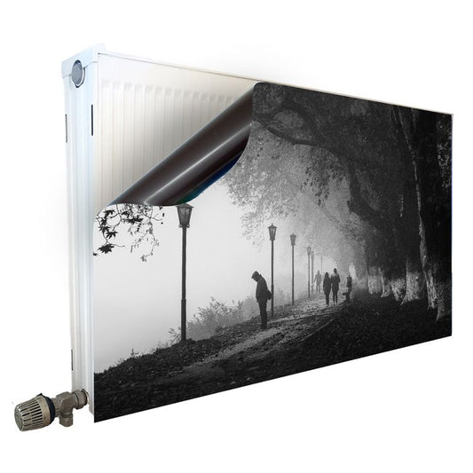 Magnet Heizkörperverkleidung Heizkörperabdeckung Motiv - Schwarz-weiß-Traum