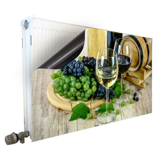 Magnet Heizkörperverkleidung Heizkörperabdeckung Heizung Schutz Motiv Wine