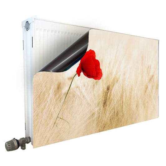 Magnet Heizkörperverkleidung Heizkörperabdeckung Heizung Schutz Motiv Mohnblume