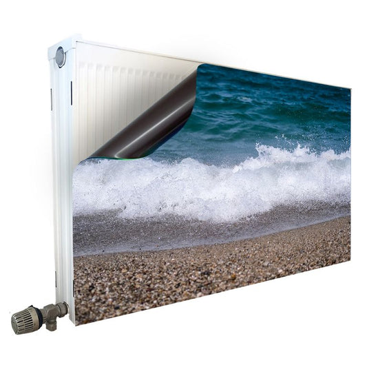 Magnet Heizkörperverkleidung Heizkörperabdeckung Heizung Schutz Motiv Kiesel-Strand
