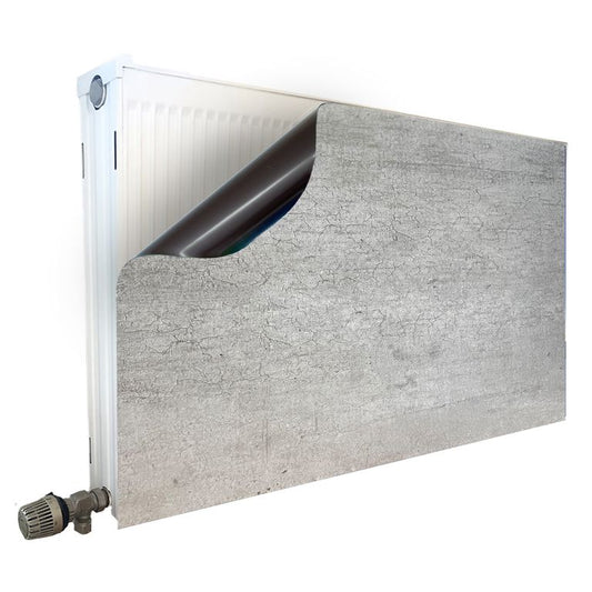 Magnet Heizkörperverkleidung Heizkörperabdeckung Heizung Schutz Motiv Beton-Wand