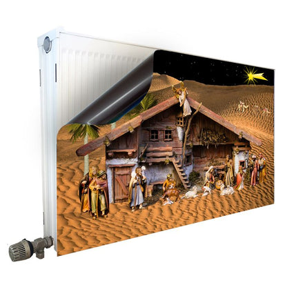 Magnet Heizkörperverkleidung Heizkörperabdeckung Heizung Schutz Motiv Krippe