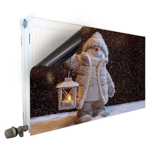 Magnet Heizkörperverkleidung Heizkörperabdeckung Heizung Schutz Motiv Snowman