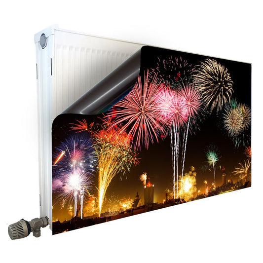 Magnet Heizkörperverkleidung Heizkörperabdeckung Heizung Schutz Motiv Feuerwerk