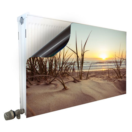 Magnet Heizkörperverkleidung Heizkörperabdeckung Heizung Schutz Motiv Strand-Gras