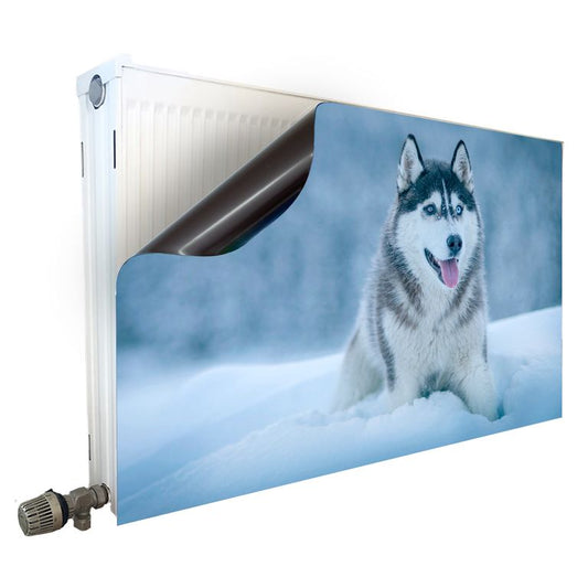 Magnet Heizkörperverkleidung Heizkörperabdeckung Heizung Schutz Motiv Husky