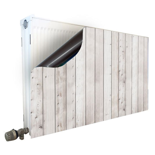 Magnet Heizkörperverkleidung Heizkörperabdeckung Motiv - Helle Holzdielen