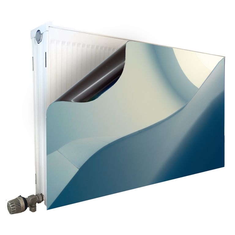 Magnet Heizkörperverkleidung Heizkörperabdeckung Heizkörper - Motiv Blue Wave