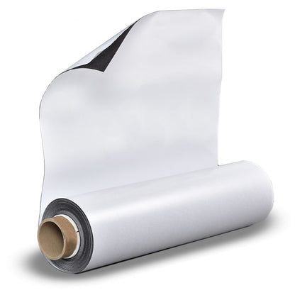 Metallfolie Untergrund Weiss Matt für Digitaldruck-Magnetfolien
