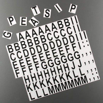 Magnetische Buchstaben - 240 Buchstaben / Zeichen
