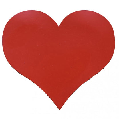 Magnet-Herz Rot Matt 70mm x 75mm