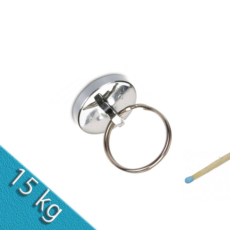 Magnetöse mit beweglichem Schlüsselring 15 kg VarioÖse