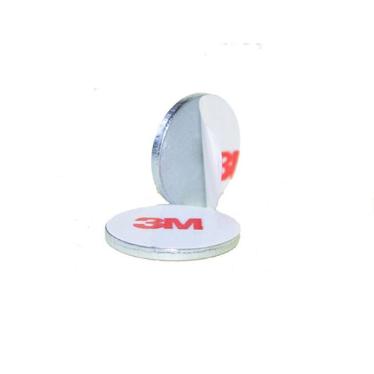 Metallscheibe 3M Kleber selbstklebend Ø10mm | Haftgrund für Magnete