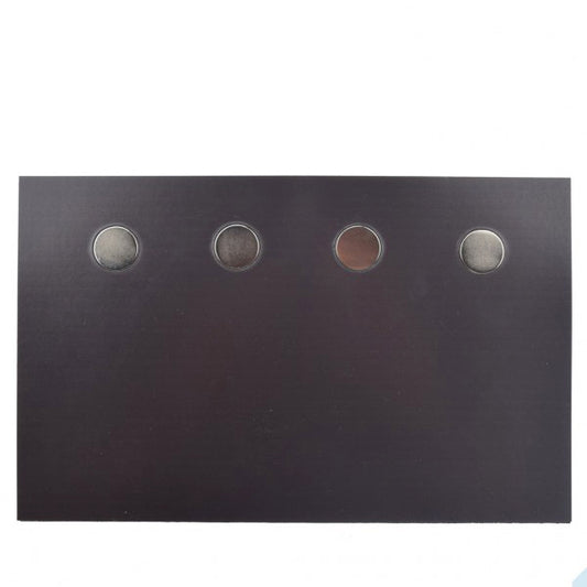 Power Magnetmatte 250 x 155 x  4mm mit 4 - 20 x 2mm Neodympunkten