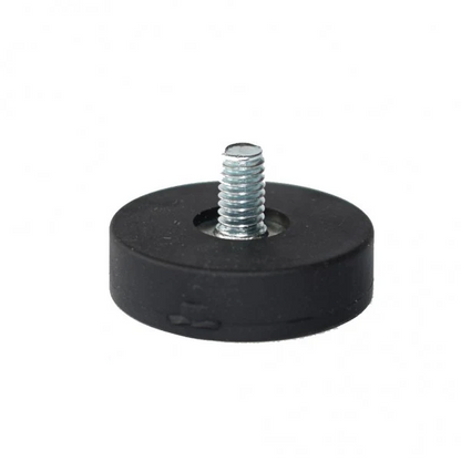 Magnetsystem Ø 22 mm gummiert mit Gewinde M4x6 - hält 5,8 kg