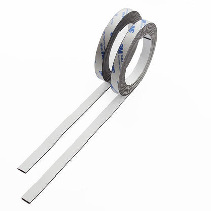Magnetband Weiß mit 3M Kleber Kleberücken selbstklebend Typ B 12,7mm breite