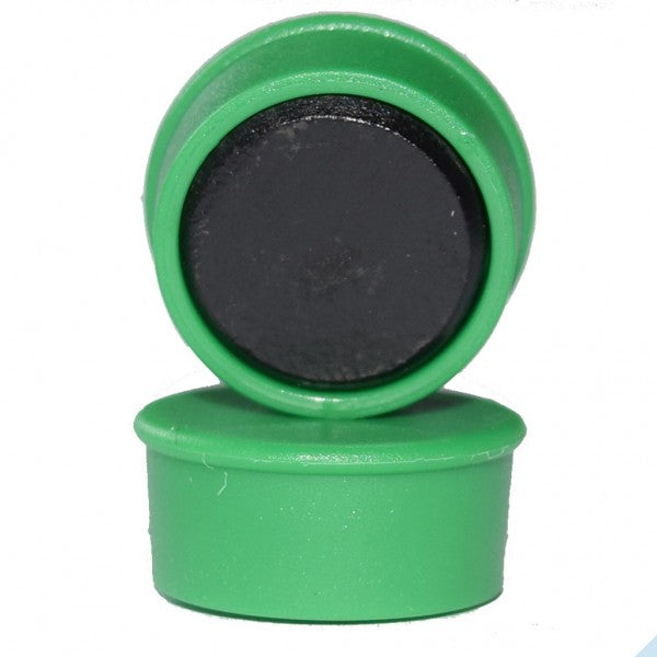Memomagnet Ø 16 x 7 mm FERRIT - Grün - hält 300 g