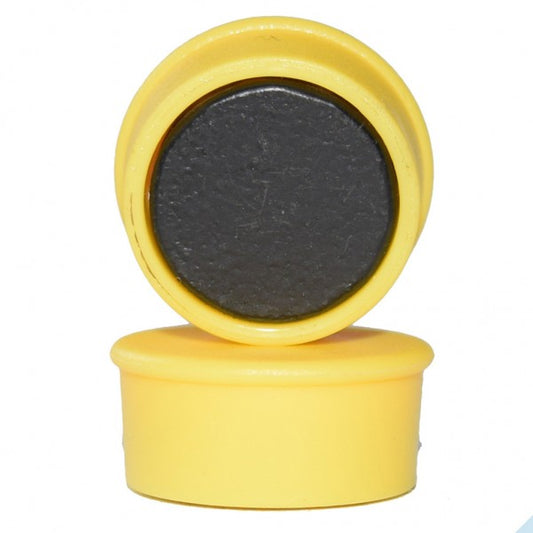 Memomagnet Ø 16 x 7 mm FERRIT - Gelb - hält 300 g