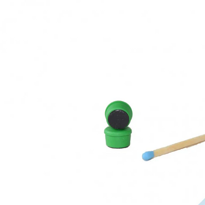 Memomagnet Ø 10 x 6,5 mm FERRIT - Grün - hält 70 g